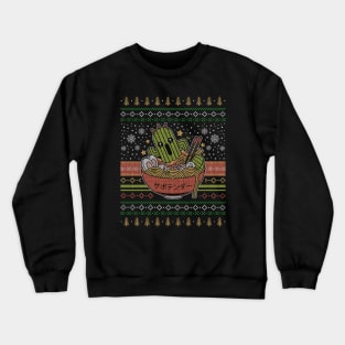 Cactuar Ramen Ugly Sweater Crewneck Sweatshirt